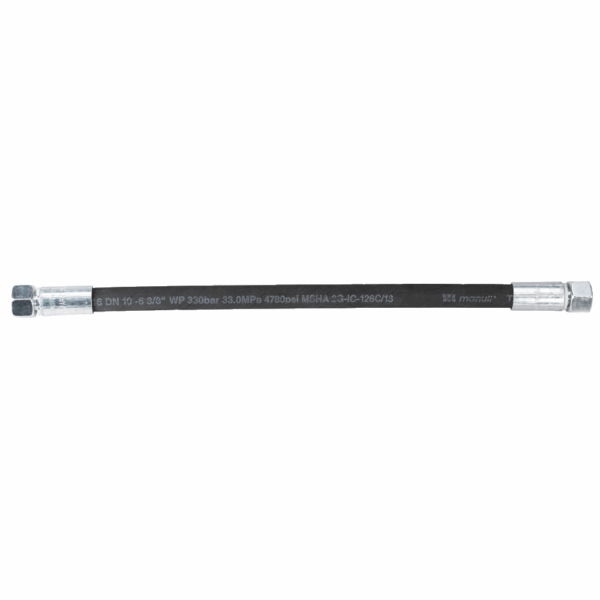 HD-Schlauch 7 mm, 4,0 m 8S INOX, 1400 bar geprickt