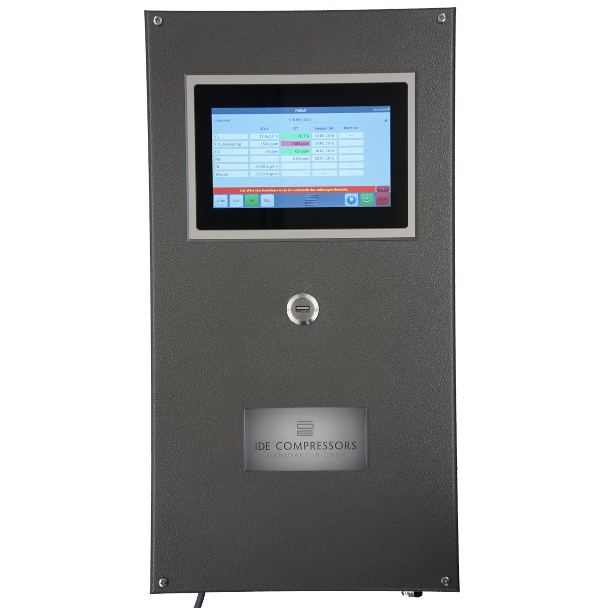 IDE Airsave Ultimate E Luftqualitätsüberwachung DIN EN 12021:2014