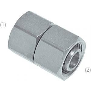 Gerader Verbinder 8 S mit beidseitigem Dichtkegel