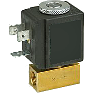 Magnetventil 0-10 bar 2/2 NC 1/8"  24 V  DC KS