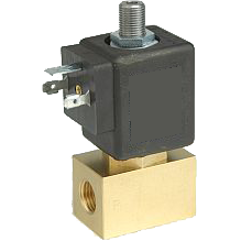 Magnetventil 3W 0-15 bar 1/8" 24 V DC NC