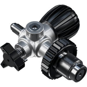 Füllventil entlüftbar DIN 200 - Schlauchanschluss 7/16"