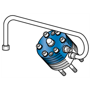 Ausstauschzylinderkopf 4. Stufe komplett mit Ventilen