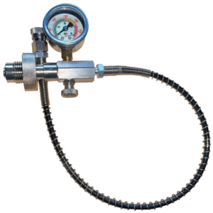 Füllschlauch mit Schnellkupplung und Manometer