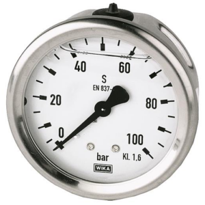 Manometer Glyzerin 0-25 bar, 63 mm 1/4 H