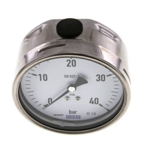 Manometer Glyzerin 0-40 bar 63 mm 1/4 H